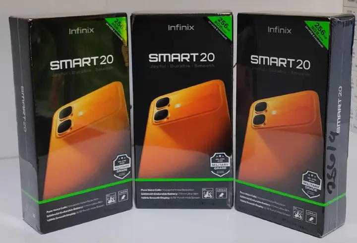 🔥[NEW ARRIVAL] INFINIX Smart 20 256GB+4GB 6.67" 120Hz Display Dual Speakers Dual SIM 4.5G Slim Phone 5200mAh Battery 15W Charging IP64 Fingerprint Lock Android 16 SMARTPHONE                       .🔥
