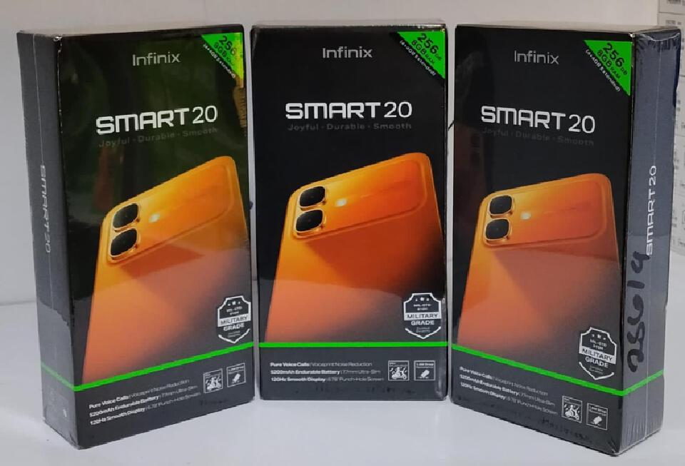 🔥[NEW ARRIVAL] INFINIX Smart 20 256GB+4GB 6.67" 120Hz Display Dual Speakers Dual SIM 4.5G Slim Phone 5200mAh Battery 15W Charging IP64 Fingerprint Lock Android 16 SMARTPHONE                       .🔥