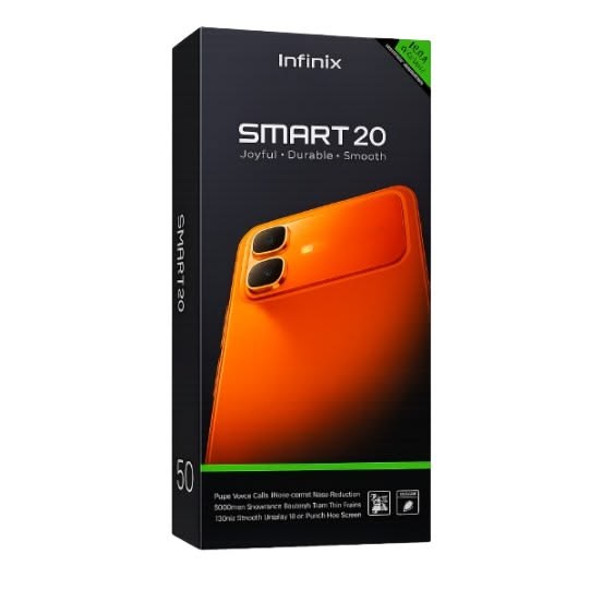 🔥[NEW ARRIVAL] INFINIX Smart 20 256GB+4GB 6.67" 120Hz Display Dual Speakers Dual SIM 4.5G Slim Phone 5200mAh Battery 15W Charging IP64 Fingerprint Lock Android 16 SMARTPHONE                       .🔥