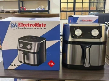CLEARANCE OFFER Electromate 10L Air Fryer - Large Capacity Oil-Free Cooker.