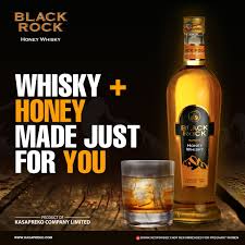 Kasapreko-Black Rock Honey Whiskey 35%Alc 750ML