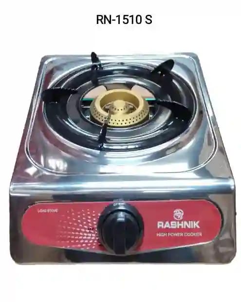 🔥🍳 High-Power Single Gas Cooker – Stainless Steel Portable Gas Stove with Durable Burner, Strong Flame & Adjustable Heat Control, Compact Tabletop Cooking Stove for Home, Kitchen, Camping & Outdoor