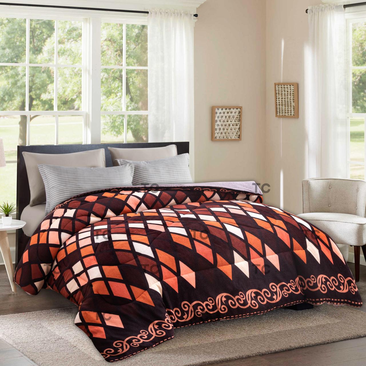 【Anniversary Deals】Quality Single Woolen Thickened warm double sided Duvet All Season Duvet Bedding Accessories Home and Living Classic Warm Classic Modern Single woolen