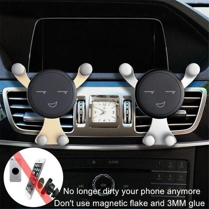 Gravity Car Phone Holder Air Vent Hook Mobile Phone Mount GPS for iPhone Samsung Xiaomi Car Bracket Universal Smartphone Stand