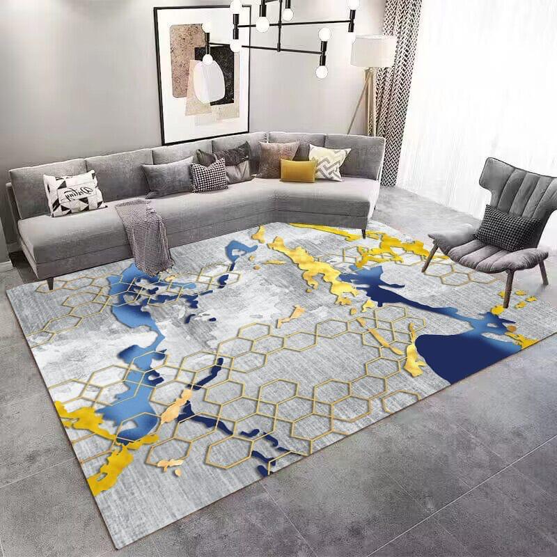 5*8 Luxurious 3D Carpet for Living Room Bedroom Mat Indoor Washable Floor Home and Decor Mat