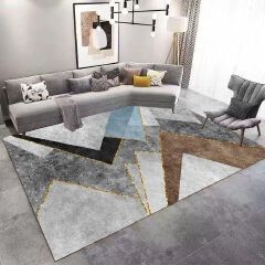 5*8 Luxurious 3D Carpet for Living Room Bedroom Mat Indoor Washable Floor Home and Decor Mat