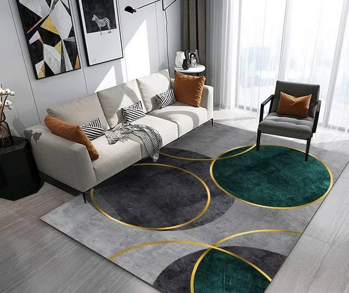 5*8 Luxurious 3D Carpet for Living Room Bedroom Mat Indoor Washable Floor Home and Decor Mat