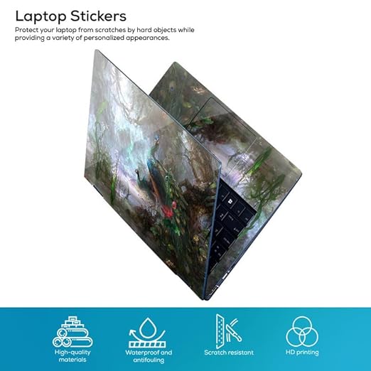 Galaxsia DSGN 579 Full Body Laptop Skin Bubble-Free| Laminated & Removable | HD Quality Sticker for Laptops Upto 15.6 Inches Compatible with Hp/Dell/Acer/Lenovo/Asus.