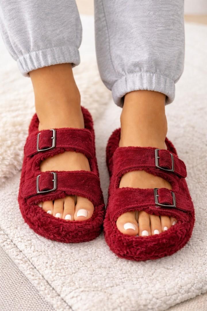 Pink Fluffy Indoor Slippers Sandal Slipper fashion open toe faux fur fluffy slippers sliders