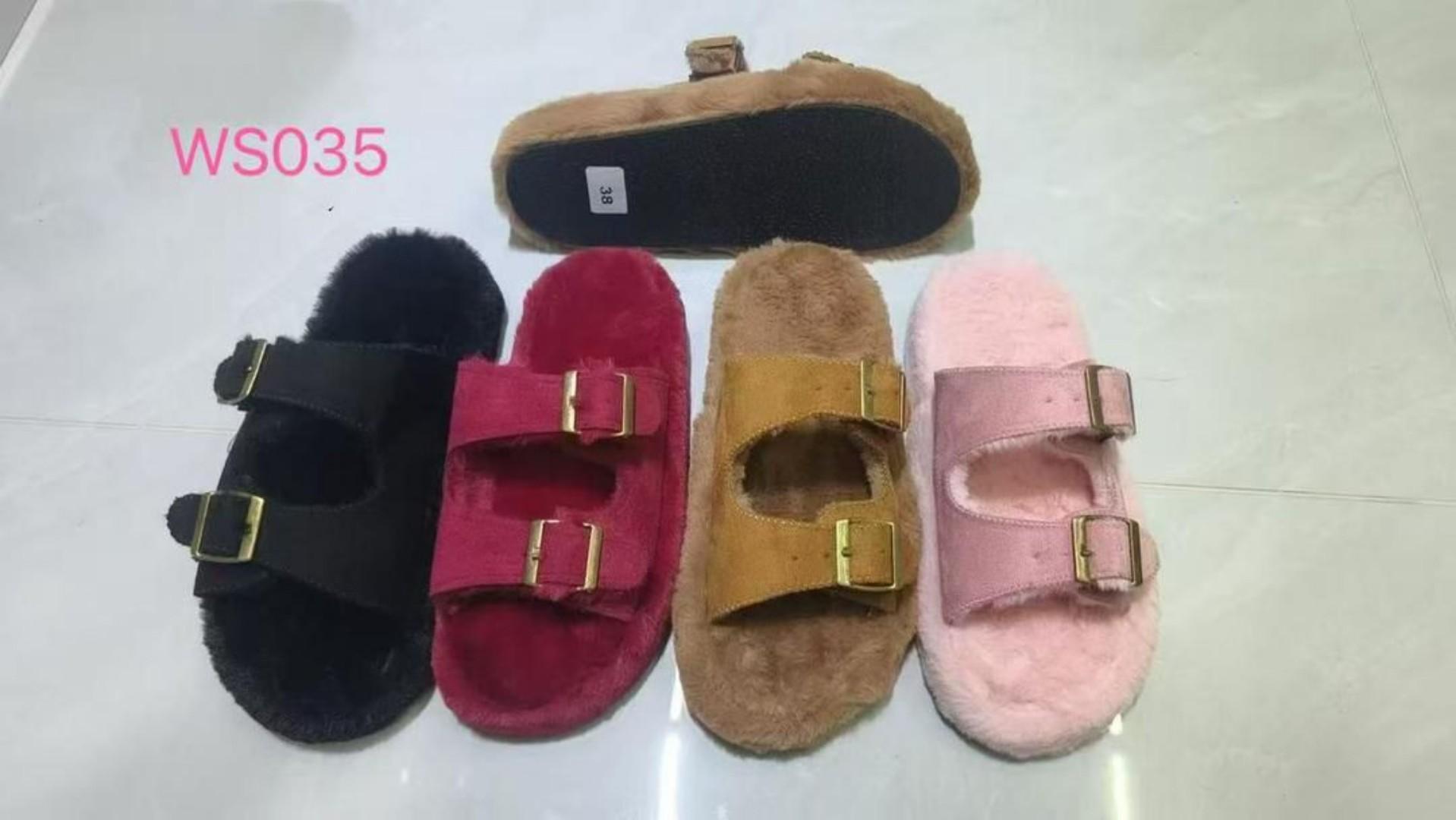 Pink Fluffy Indoor Slippers Sandal Slipper fashion open toe faux fur fluffy slippers sliders
