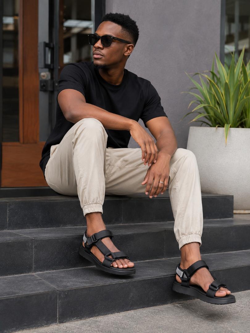 Men's Sandals Man Anti-Slip Sandals Durable Fashion Beach Shoes Inside and Outside Birthday Household boy Sandals shoes