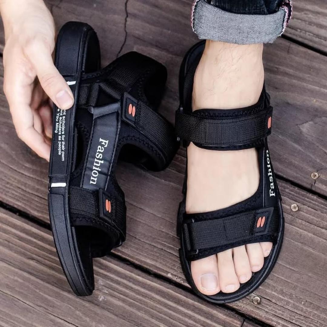 Men'S Shoes Sandals New Student Korean Style Trendy Sandals, Beach Shoes, Sports Open-Toe Slippers, Non-Slip Casual Sandals For Outer Wear