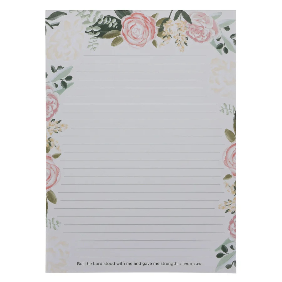 But the Lord Stood with Me and Gave Me Strength” Clipboard with NotepadGift for Women, Girls and Ladies Unique Birthday, Anniversary and Wedding Gift.