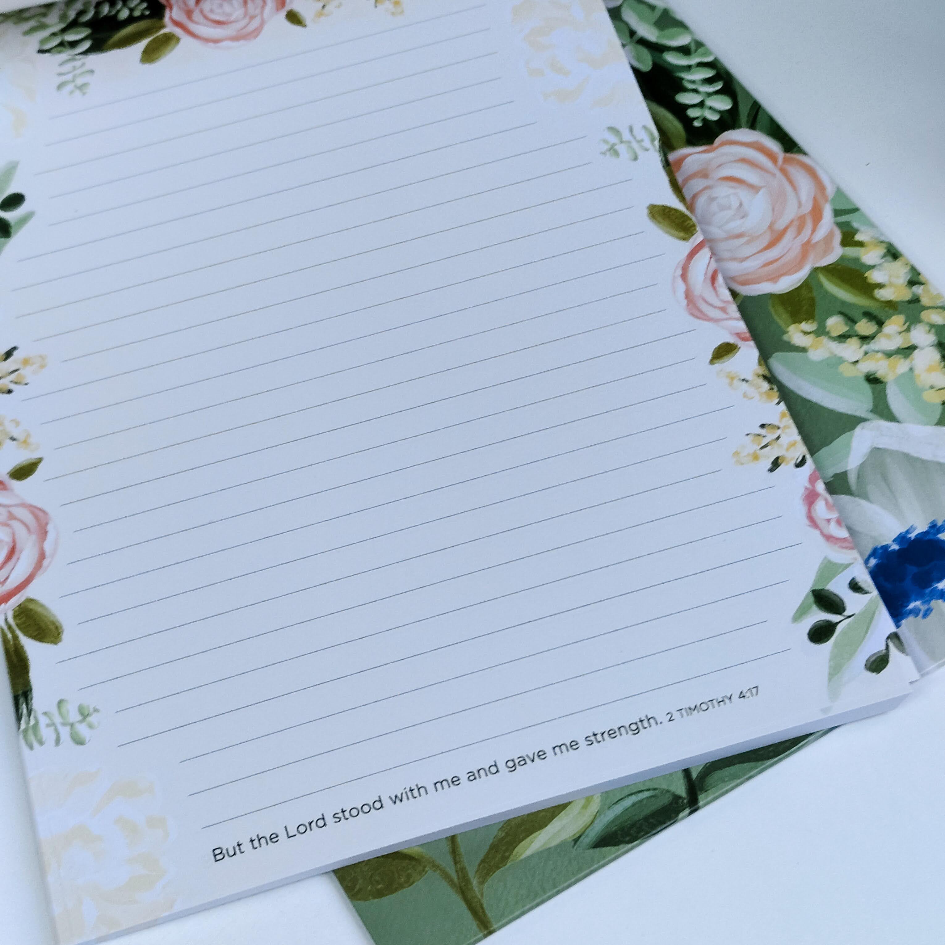 But the Lord Stood with Me and Gave Me Strength” Clipboard with NotepadGift for Women, Girls and Ladies Unique Birthday, Anniversary and Wedding Gift.
