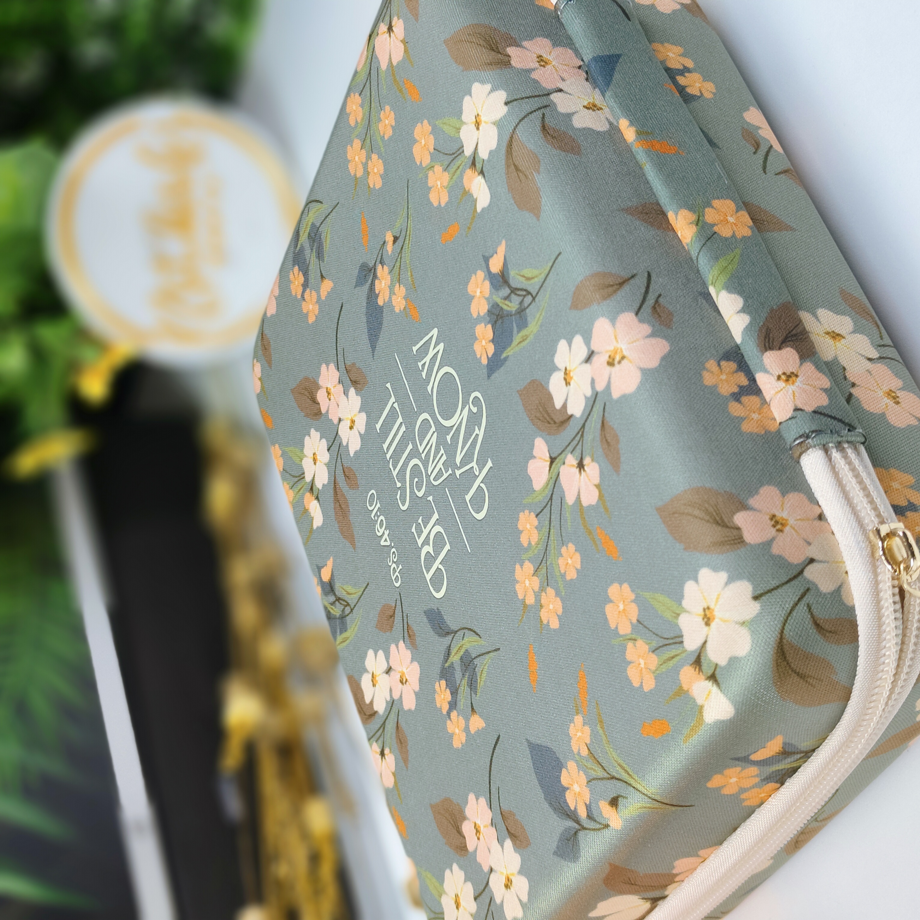 Be Still and Know Two-Fold Organizer Bible Case Bag Gift for Women, Girls and Ladies Unique Birthday, Anniversary and Wedding Gift.