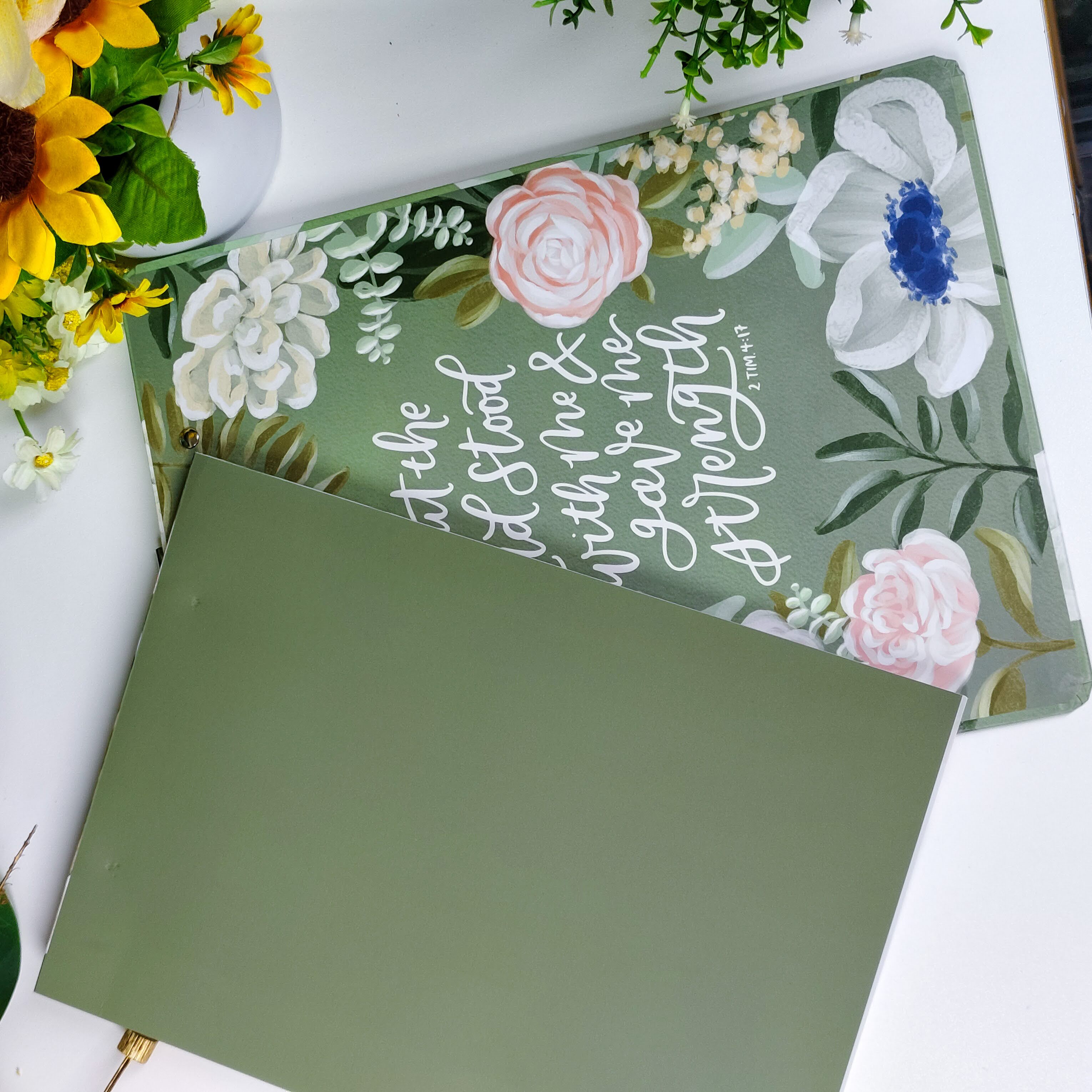 But the Lord Stood with Me and Gave Me Strength” Clipboard with NotepadGift for Women, Girls and Ladies Unique Birthday, Anniversary and Wedding Gift.