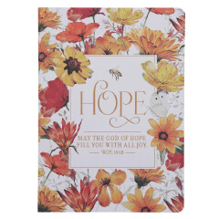 May the God of Hope Fill You with All Joy” Softcover Notebook Gift for Women, Girls and Ladies Unique Birthday, Anniversary and Wedding Gift.