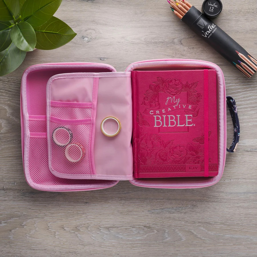 He Has Made Everything Beautiful in Its Time Hardcover Organizer Bible Case Bag Gift for Women, Girls and Ladies Unique Birthday, Anniversary and Wedding Gift.