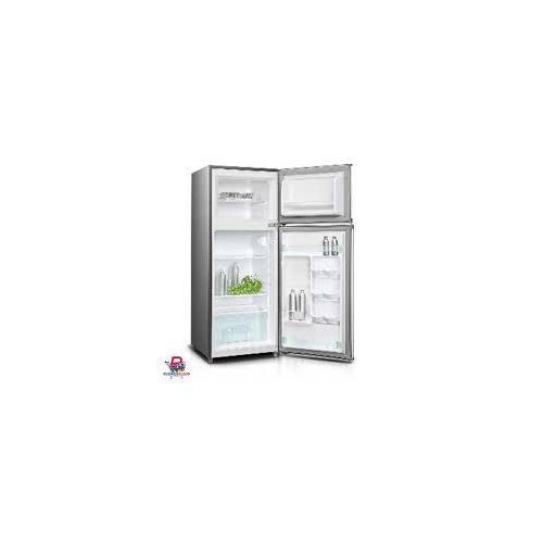 144L Direct Cool Double Door Fridge, Grey