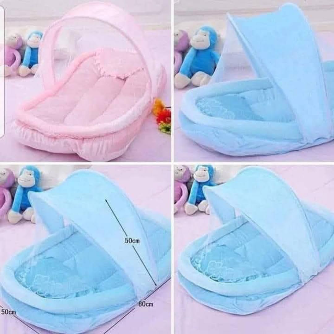 NEWBORN ESSENTIAL SET: Baby Nest+ 5 in 1 diaper bag+11 pieces suit+3 wetpants 6 socks+ 6 vests+2 mittens+baby blanket+2 kofias+bath basin+ bucket+lessos+ Diapers+6 nappie+6 liners+2 wrappers+umbrella