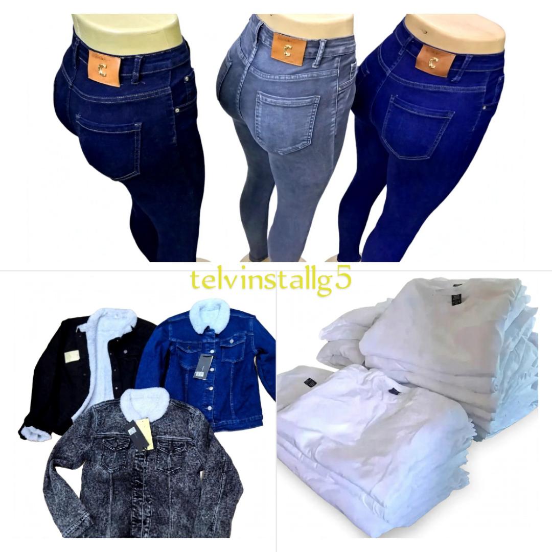 Woolen jeans jacket+ classic jean + plain cotton Tshirt ( chat seller on  sizes or any combination changes)