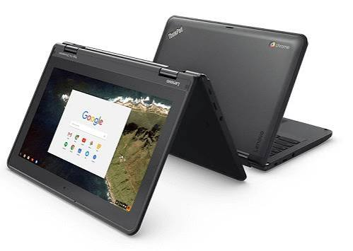 (FREE Mouse) Lenovo Yoga 11e  i3 X360 Touchscreen Laptop – 4GB RAM, 128GB SSD, 12” Convertible 2-in-1 | Windows 10 Pro | Sleek Black (Refurbished)