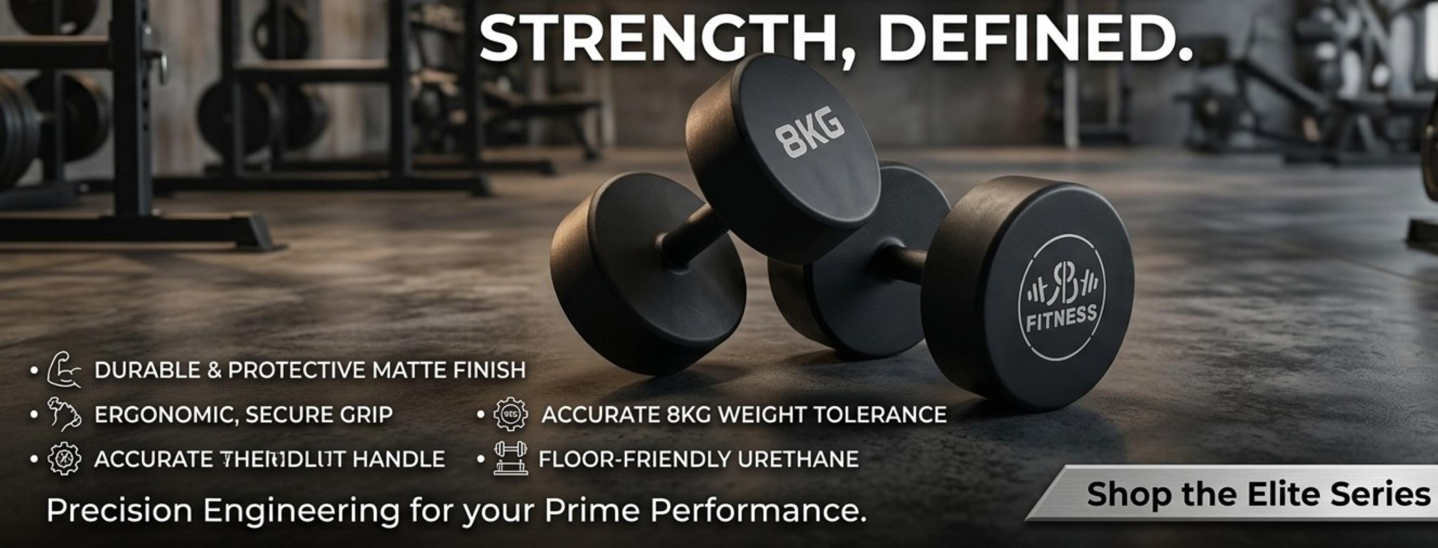 8kg dumbbells ( set of 2 dumbbells in the box)