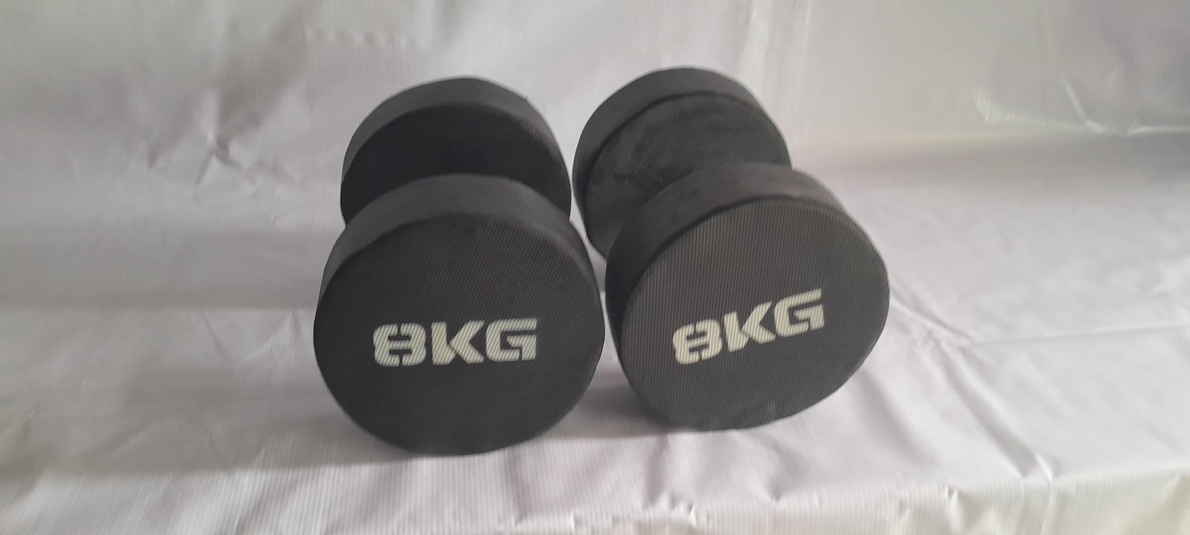 8kg dumbbells ( set of 2 dumbbells in the box)
