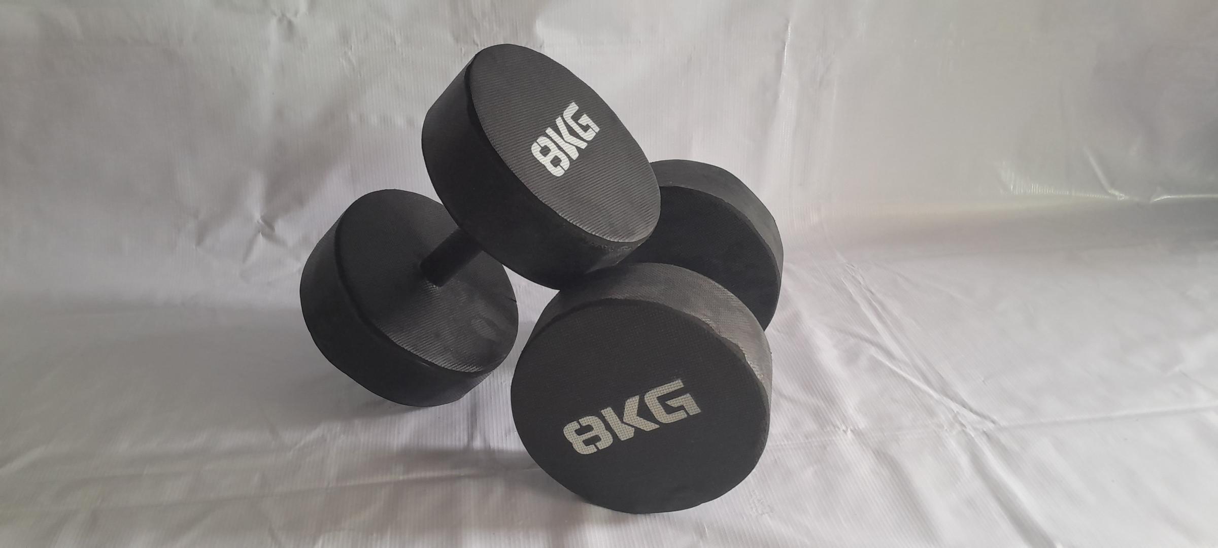8kg dumbbells ( set of 2 dumbbells in the box)