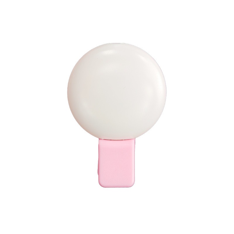 Portable Led Selfie Ring Light Mini Rechargeable Fill Light Live Clip-On Bulb Beauty Usb Photographic Super Bright Lighting For Makeup Vlog Video Recording Led Selfie Lamp Ring Novelty Makeup Lighting