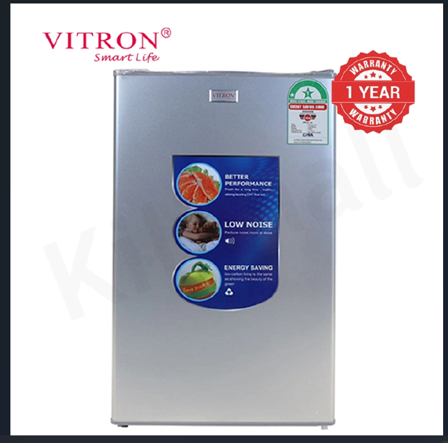Vitron 90L Fridge Single Door Refrigerator VDR90SS/VDR90SG Energy Saving Fridge Low Noise with 1 Year Warranty
