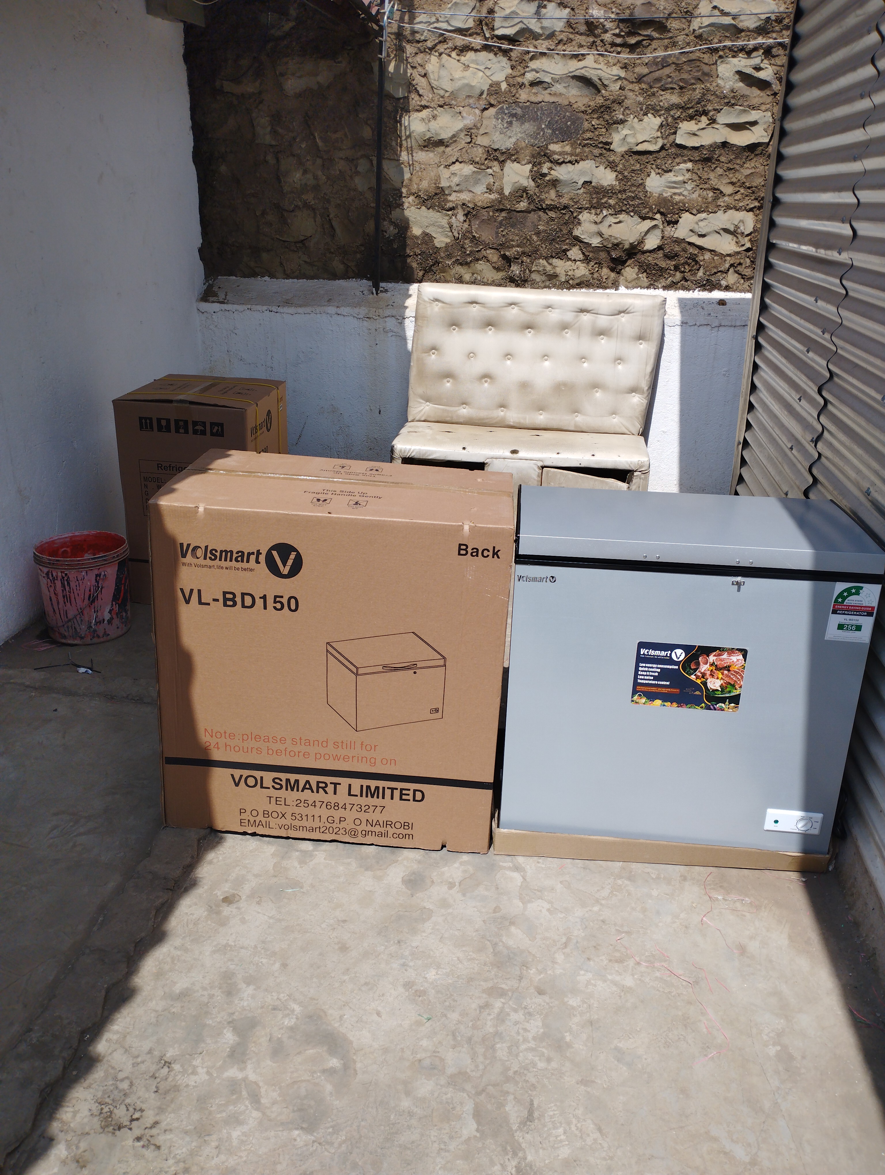 Volsmart 150 Litres Deep Freezer – Energy Efficient Chest Freezer, 3.5-Star Rating