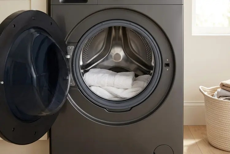 BRUHM 9Kg Front Load Full Automatic Washing Machine BWF-090G With BLDC Motor 1200 RPM Rust free  Premium design 1 Year Warranty