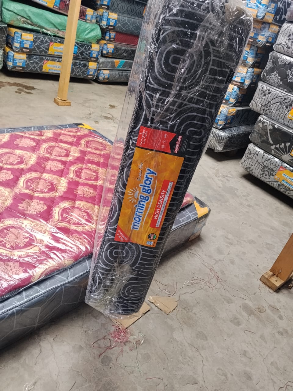 High Density 3½×6×8 Inch Quilted Morning Glory Mattress