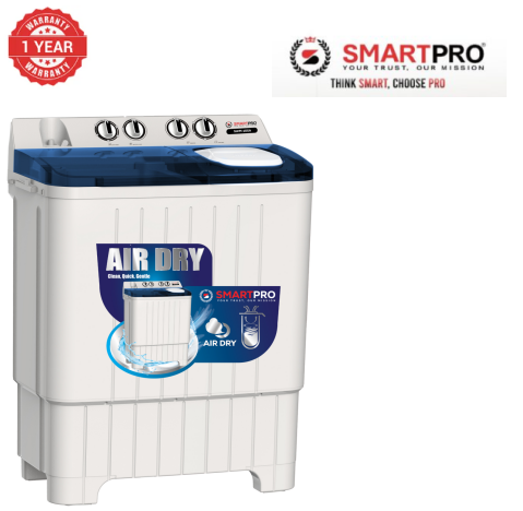 SmartPro 8kg Twin-tub Washing Machine SWM-08TT (1YR WARRANTY)