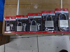 Solit padlocks 30mm-70mm 4 keys desk padlock hardened shackle top security lock
