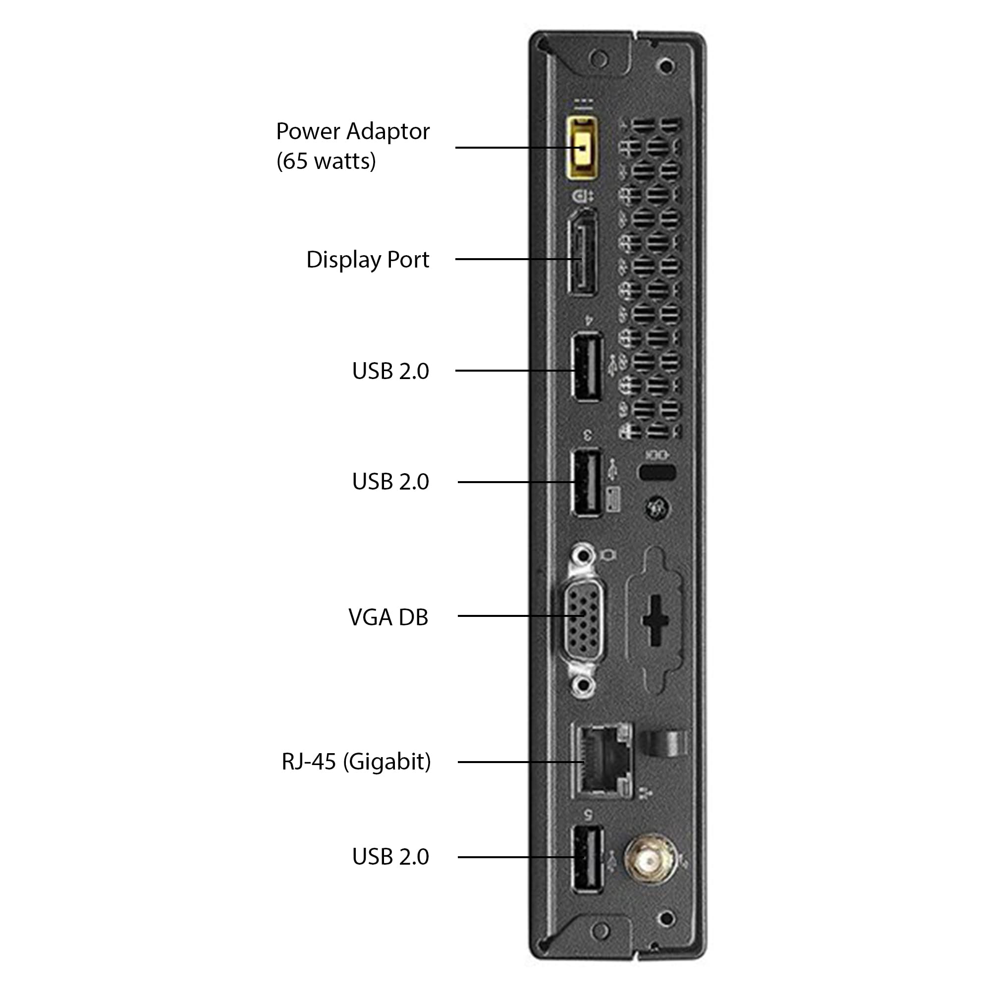 Lenovo ThinkCentre M73 Core i5 4TH GENERATION, 8GB RAM, 500GB Storage HDD SFF Desktop PC - Refurbished Offering an excellent experience while saving your space. one of the most reliable mini pc