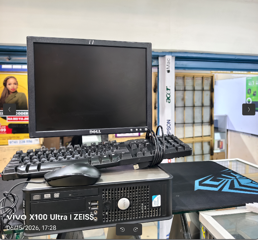 Dell OptiPlex 760/780 Desktop Computer – Intel Core 2 Duo | 2GB RAM | 160GB HDD | 15" Monitor | 3 Months Warranty

Upgrade your workspace with the reliable Dell OptiPlex 760/780 desktop computer.
