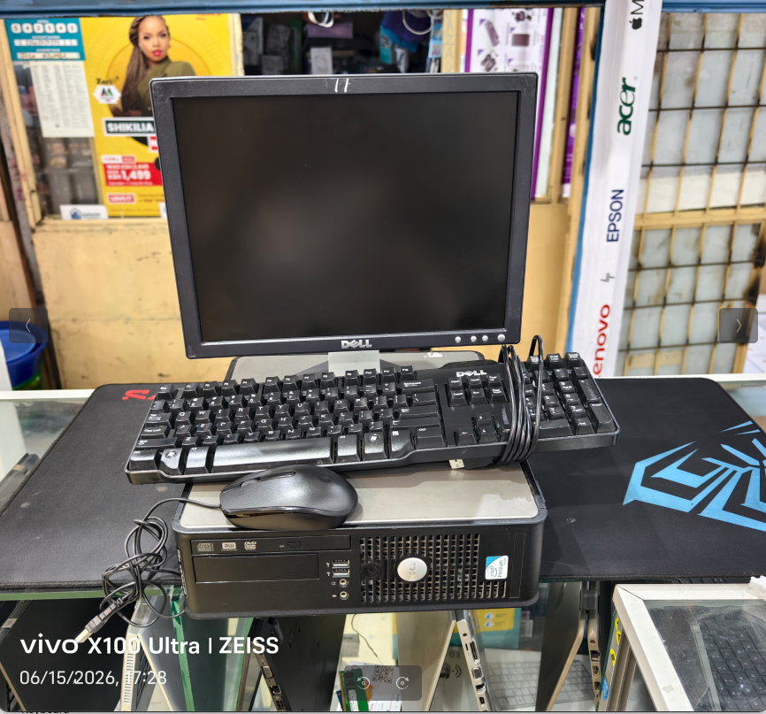 Dell OptiPlex 760/780 Desktop Computer – Intel Core 2 Duo | 2GB RAM | 160GB HDD | 15" Monitor | 3 Months Warranty

Upgrade your workspace with the reliable Dell OptiPlex 760/780 desktop computer.