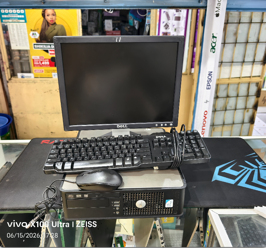 Dell OptiPlex 760/780 Desktop Computer – Intel Core 2 Duo | 2GB RAM | 160GB HDD | 15" Monitor | 3 Months Warranty

Upgrade your workspace with the reliable Dell OptiPlex 760/780 desktop computer.