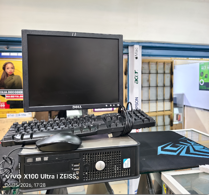 Dell OptiPlex 760/780 Desktop Computer – Intel Core 2 Duo | 2GB RAM | 160GB HDD | 15" Monitor | 3 Months Warranty

Upgrade your workspace with the reliable Dell OptiPlex 760/780 desktop computer.