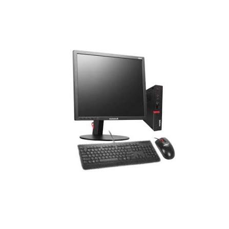 Lenovo Refurbished Thinkcenter M93p/M73 Tiny Mini PC Core i5 4th Gen 8GB RAM, 500GB HDD 17 Inch Monitor, ,Windows 11 Pro Desktop Computer FREE ACCESSORIES