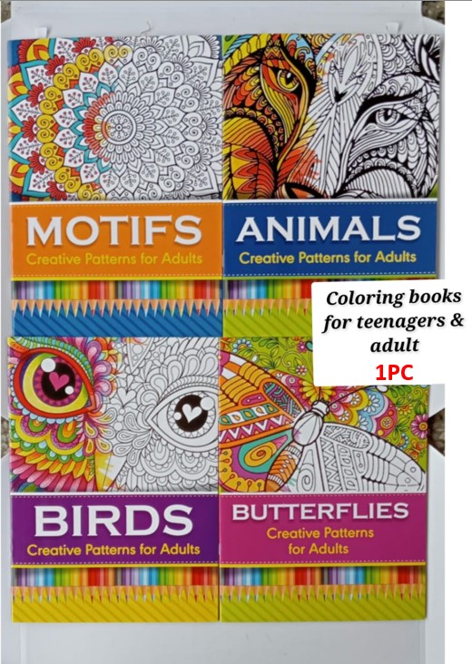 Creative Patterns Coloring Books Stress Adult Relaxation Relief Art Therapy Coloring Pages Mandala and Abstract Designs Mindfulness Hobby Activity Book for Focus Relaxation and Creativity Development