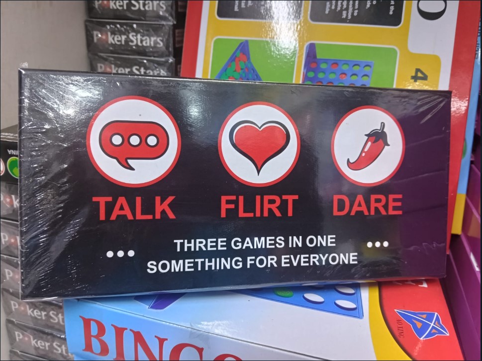 Talk Flirt Dare Couples Card Game Romantic 3-in-1 Date Night Deck Conversation Starter Flirtation and Challenge Cards for Strengthening Intimacy and Relationship Bonding