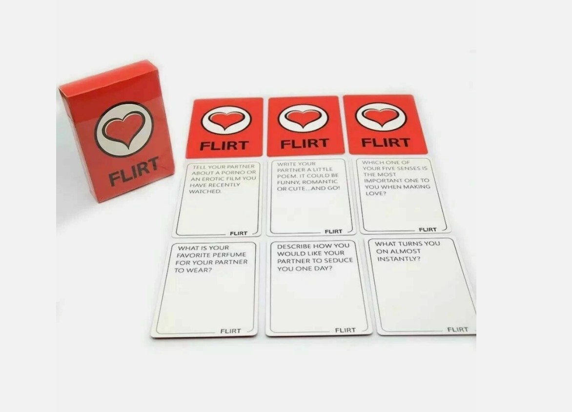 Talk Flirt Dare Couples Card Game Romantic 3-in-1 Date Night Deck Conversation Starter Flirtation and Challenge Cards for Strengthening Intimacy and Relationship Bonding