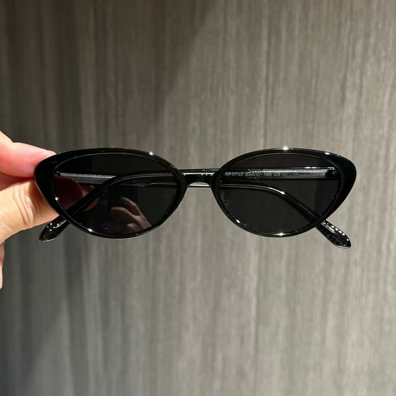 Vintage Wine Red Cat Eye Polarized Sunglasses for Women UV Protection Fashion Skin Brightening Eyeglasses Custom Prescription Myopia Shades