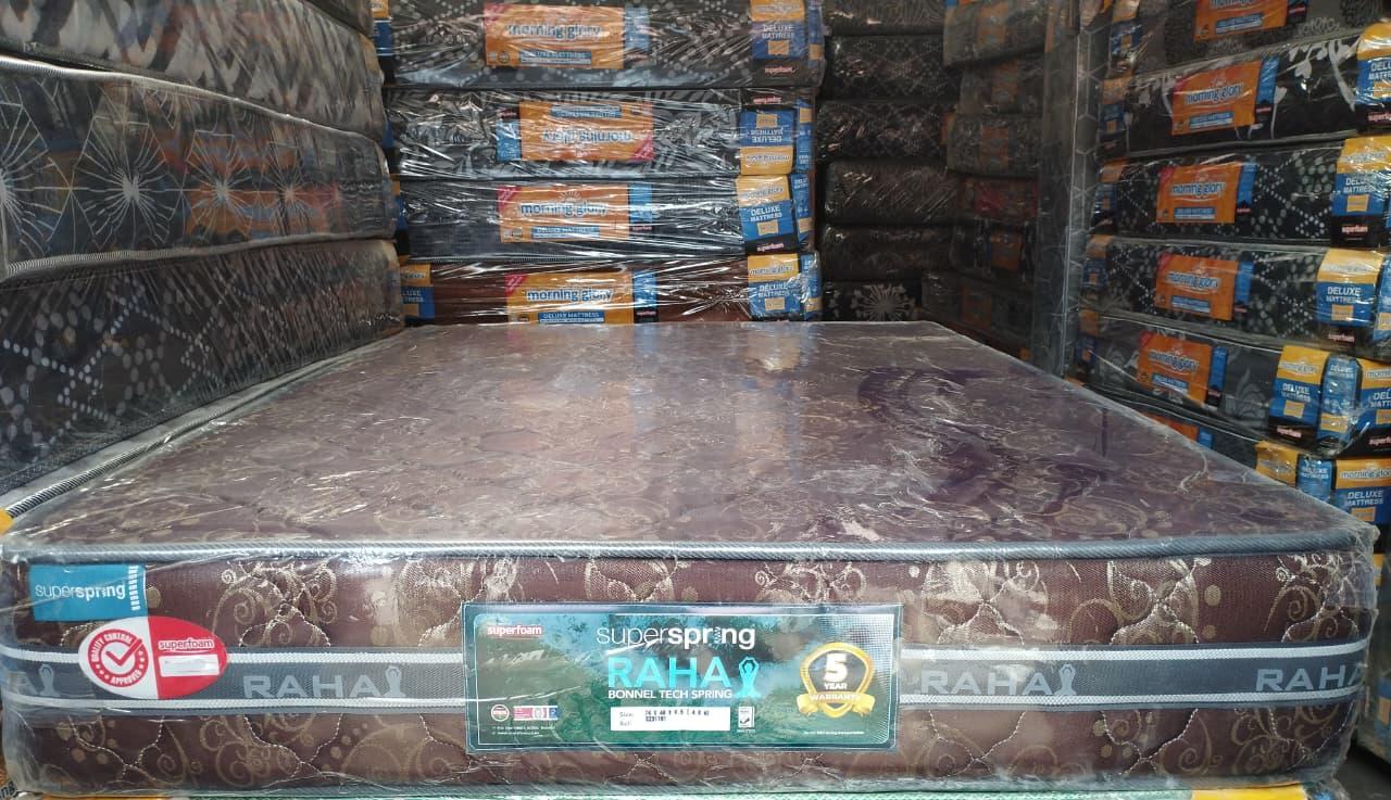 Raha spring mattress 4×6×10 inch Quilted