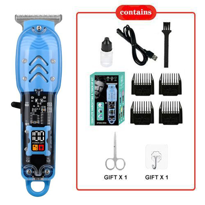 Smart Rechargeable Hair Trimmer/Shaving Machine comes , Oil bottle ,Brush ,Charging cable & User Guide- Black USB Electric Hair Cutting Machine Rechargeable Hair Clipper Man Shaver Trimmer Barber