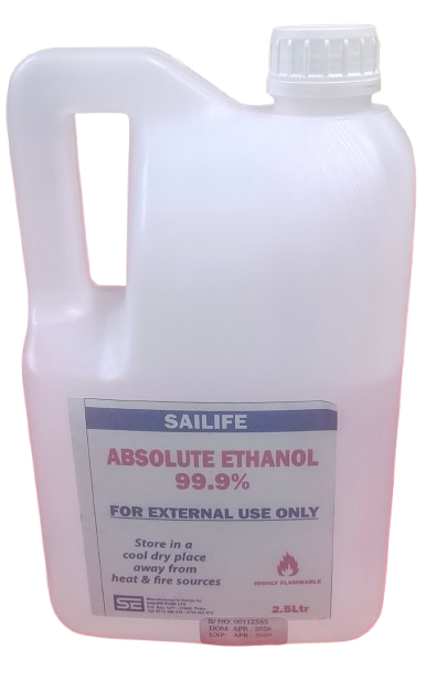 Absolute Ethanol 99.9% 2.5L