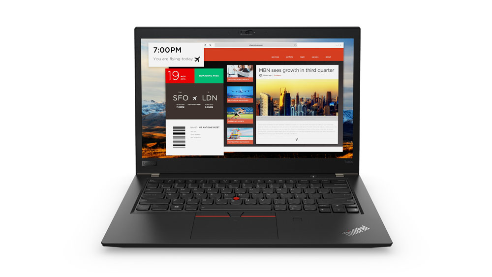 Refurbished Lenovo ThinkPad T480s Intel Core i5 8th Gen 8GB RAM 256GB SSD 15.6-inch Touchscreen display lightweight laptop good for Students & Business USB 3.0 HDMI VGA Wi-Fi ports Bluetooth HD webcam